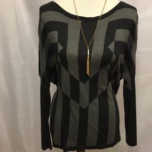 Sweater dark&light grey